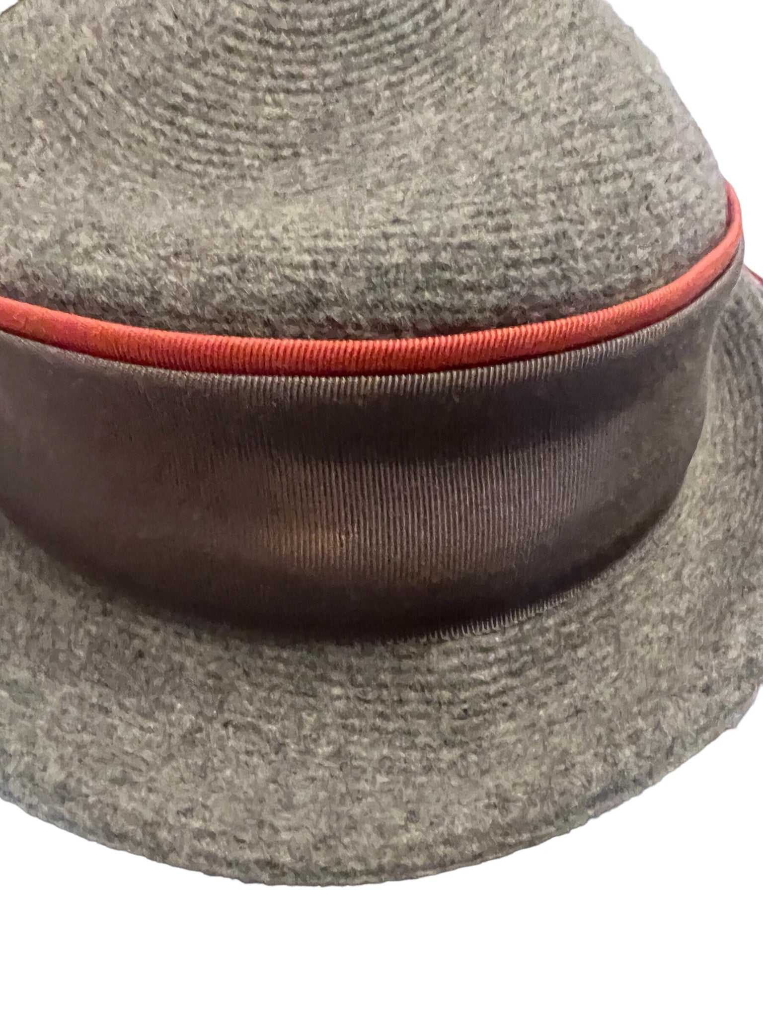 Vintage gray 60's hat