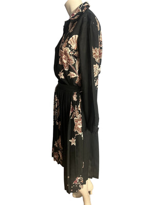 Vintage 70's batik skirt set Dimension M