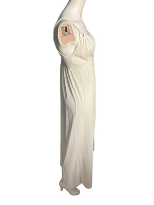 Vintage 70's off white long nightgown M