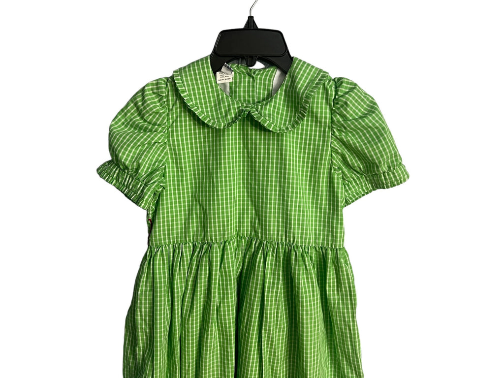 Vintage girls green dress 8 Oriental Express