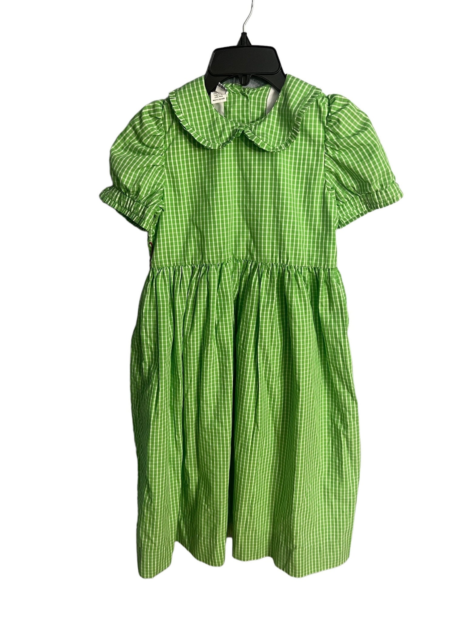 Vintage girls green dress 8 Oriental Express