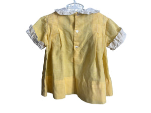 Vintage yellow baby dress Anceck L