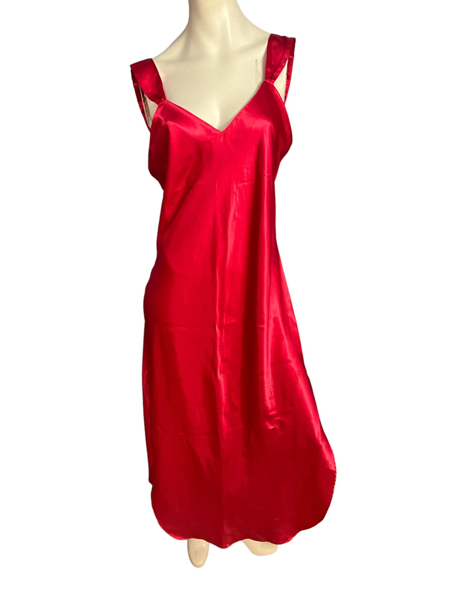 Vintage red nightgown Natori M