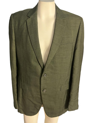 Vintage green Towncraft men's suit 42
