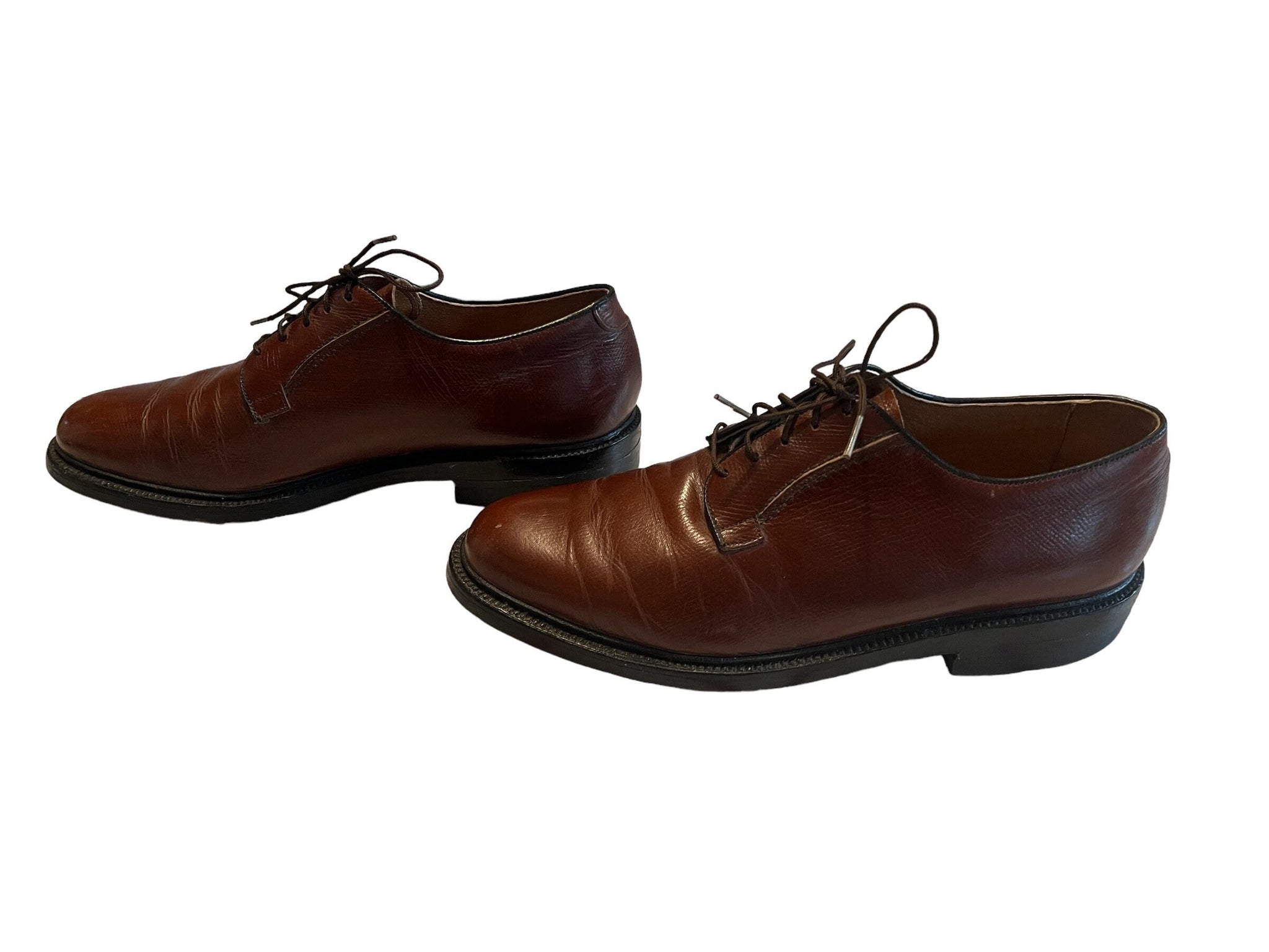Vintage men's brown oxford dress shoes 9 C