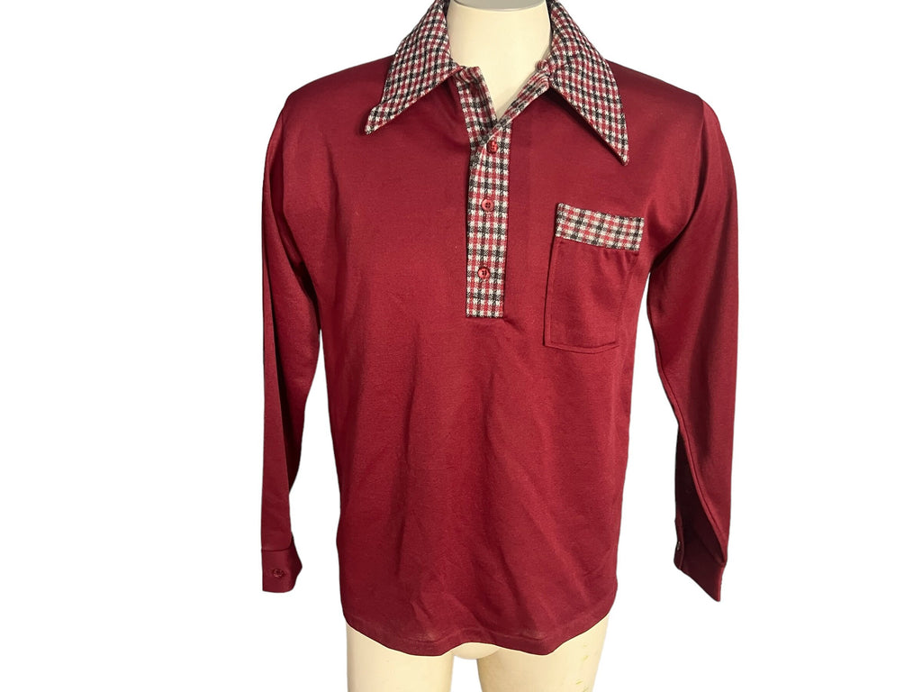 Vintage 70's Campus Ultra Knit shirt L