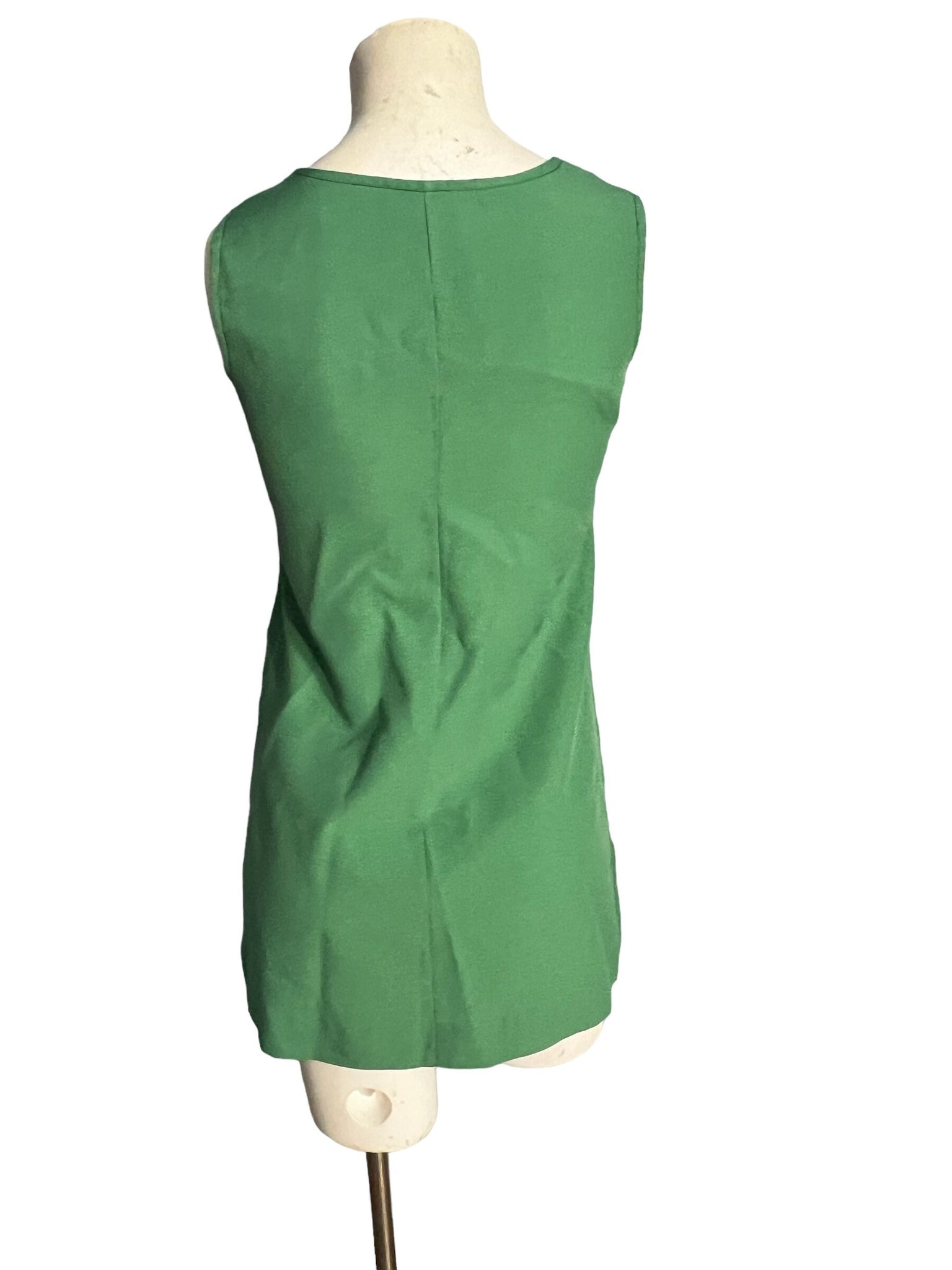 Vintage green girl Scout dress sz 14
