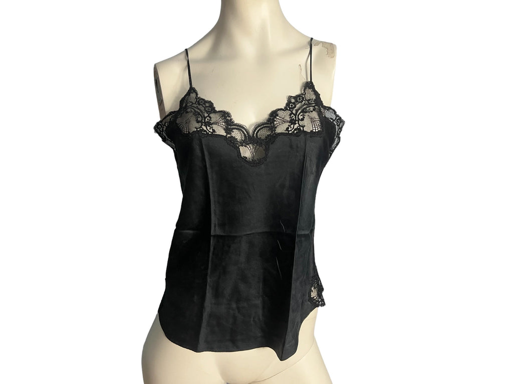 Vintage Adagio Neiman Marcus black silk camisole
