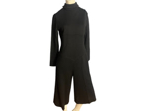Vintage 70's black jumpsuit Jeannene Booher for Jennifer M