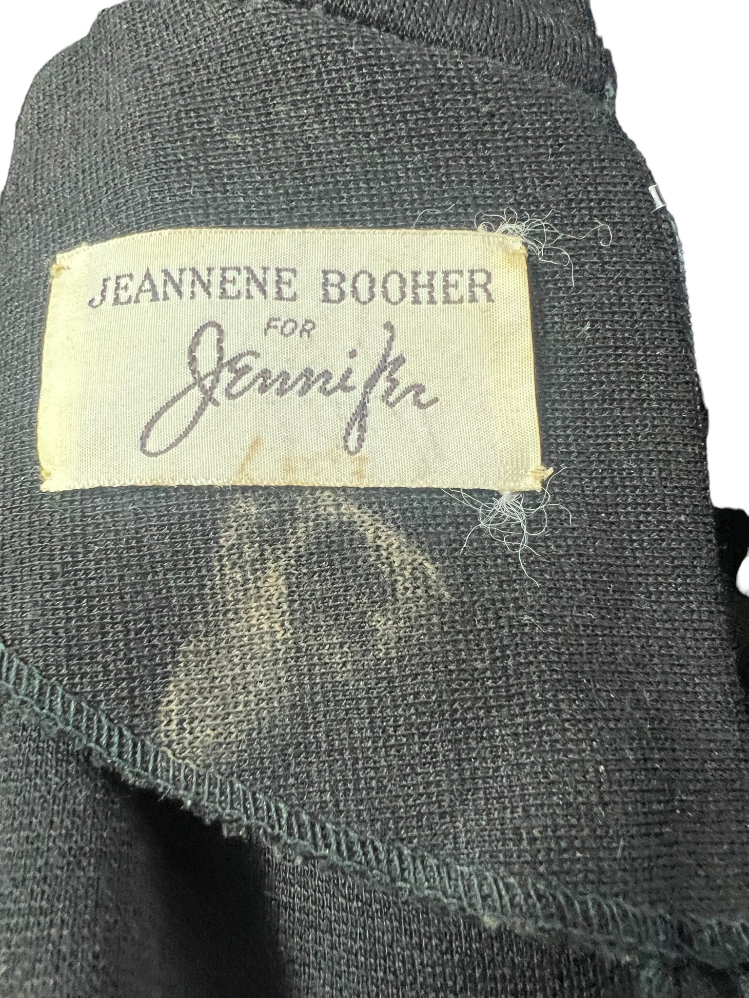 Vintage 70's black jumpsuit Jeannene Booher for Jennifer M