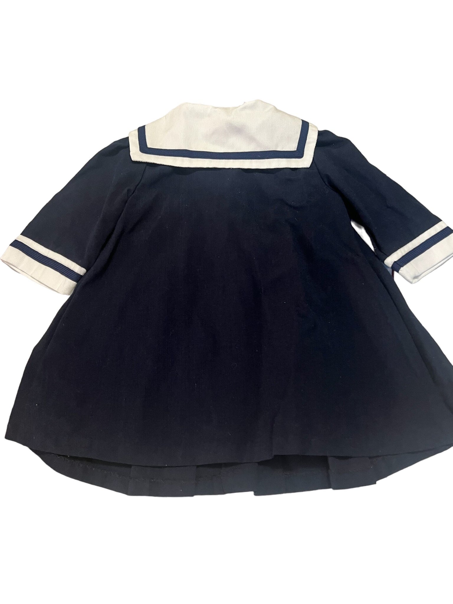Vintage 80's baby sailor's dress 12 M Club Class