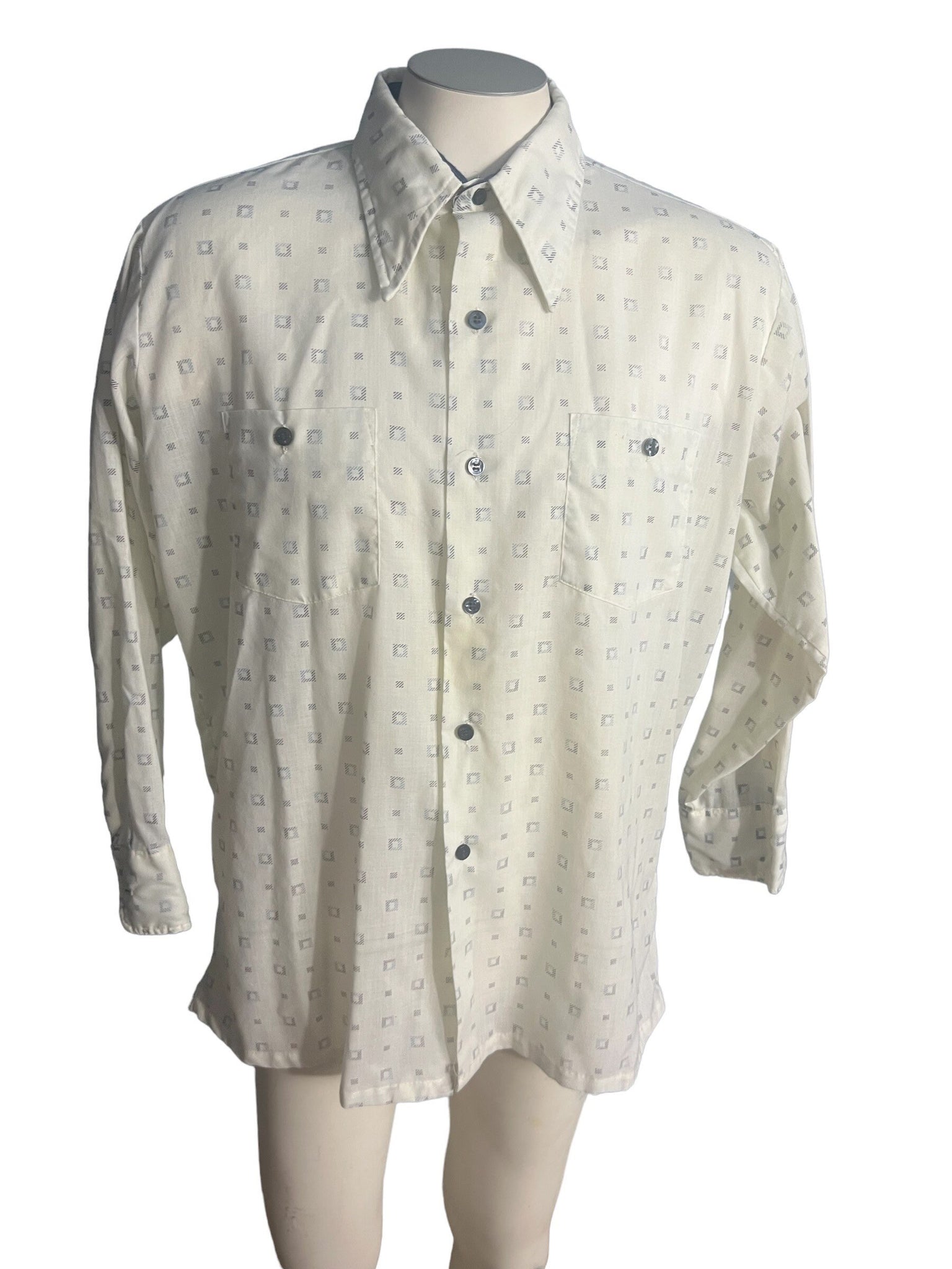 Vintage 70's men's shirt Paul Arnold 16.5 33