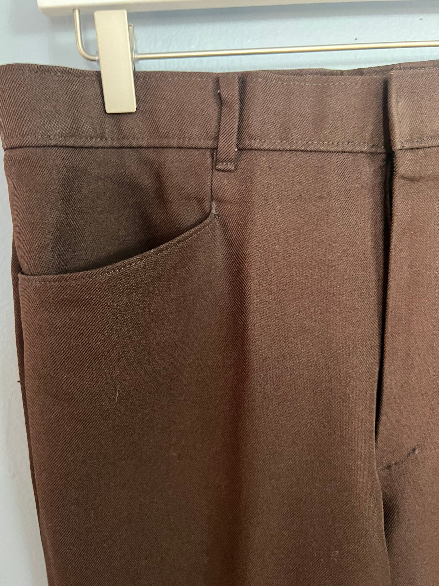 Vintage 70's Levis brown pants 34 x 32