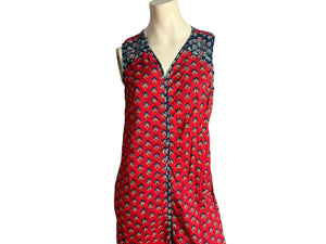 Vintage cotton India dress nightgown M