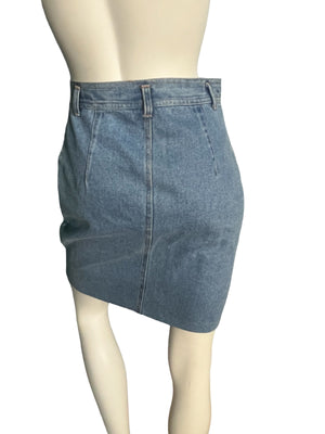 Vintage 80's high waist jean skirt 7/8 Starwear Jeanswear