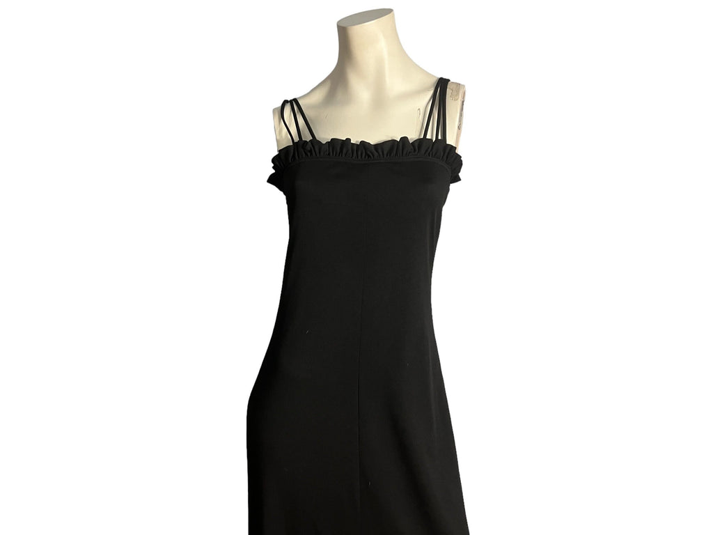 Vintage 70's black maxi dress Kappi M L