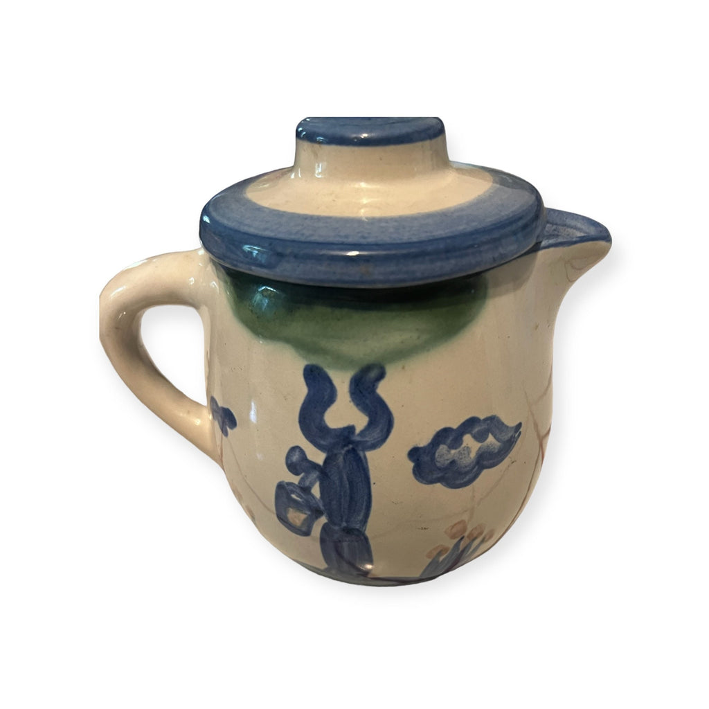 Vintage cactus M.A. Hadley pottery syrup