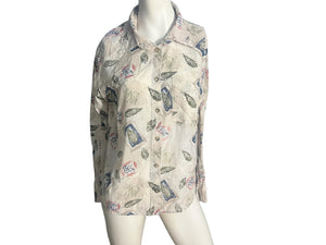 Vintage 80's Tapestry button up shirt L