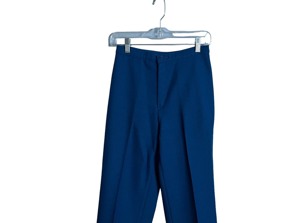 Vintage 80’s blue high waist pants 10 petite