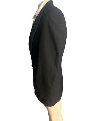 Vintage black tuxedo suit 42 double breat