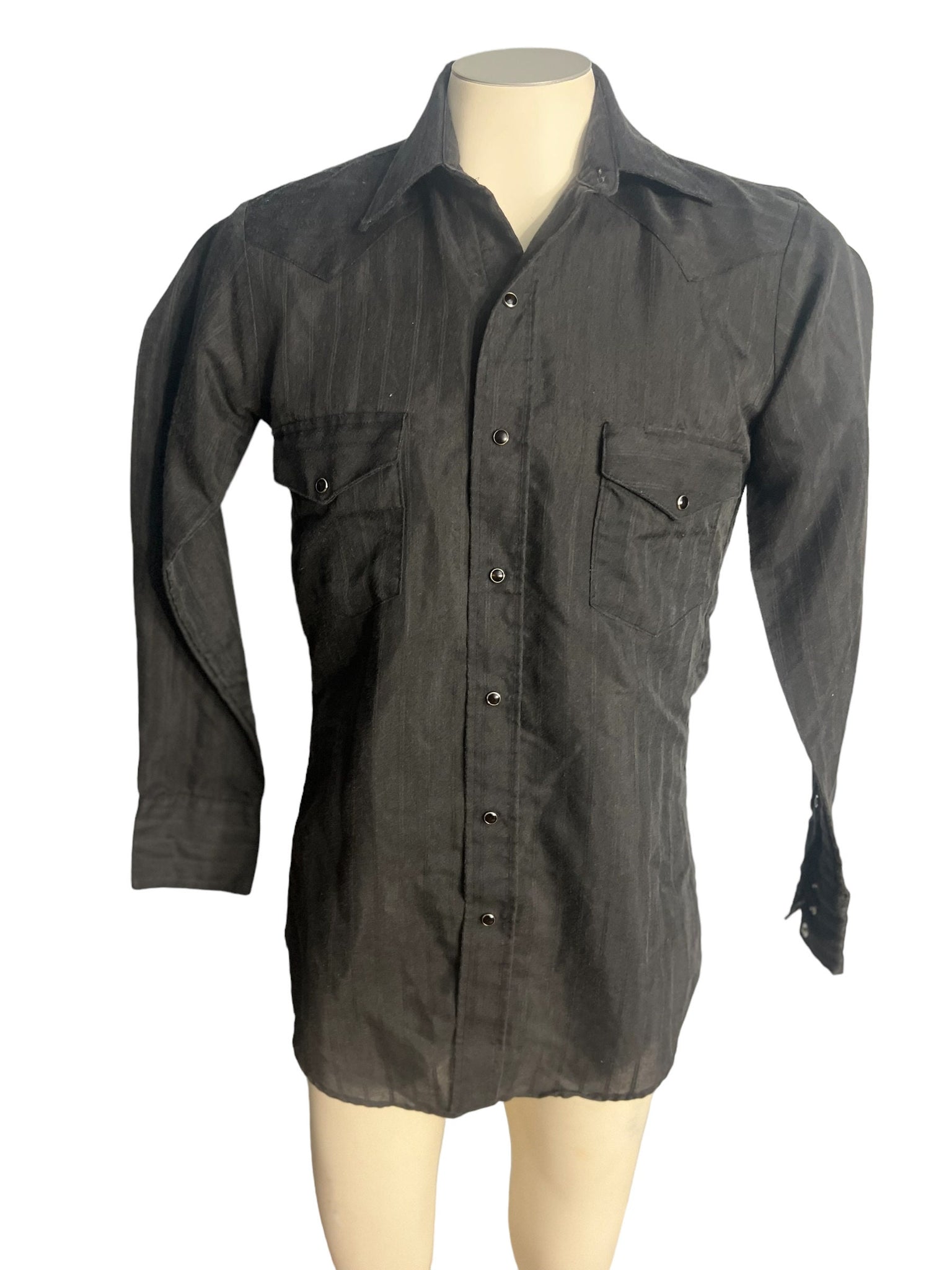 Vintage black western shirt S Karman