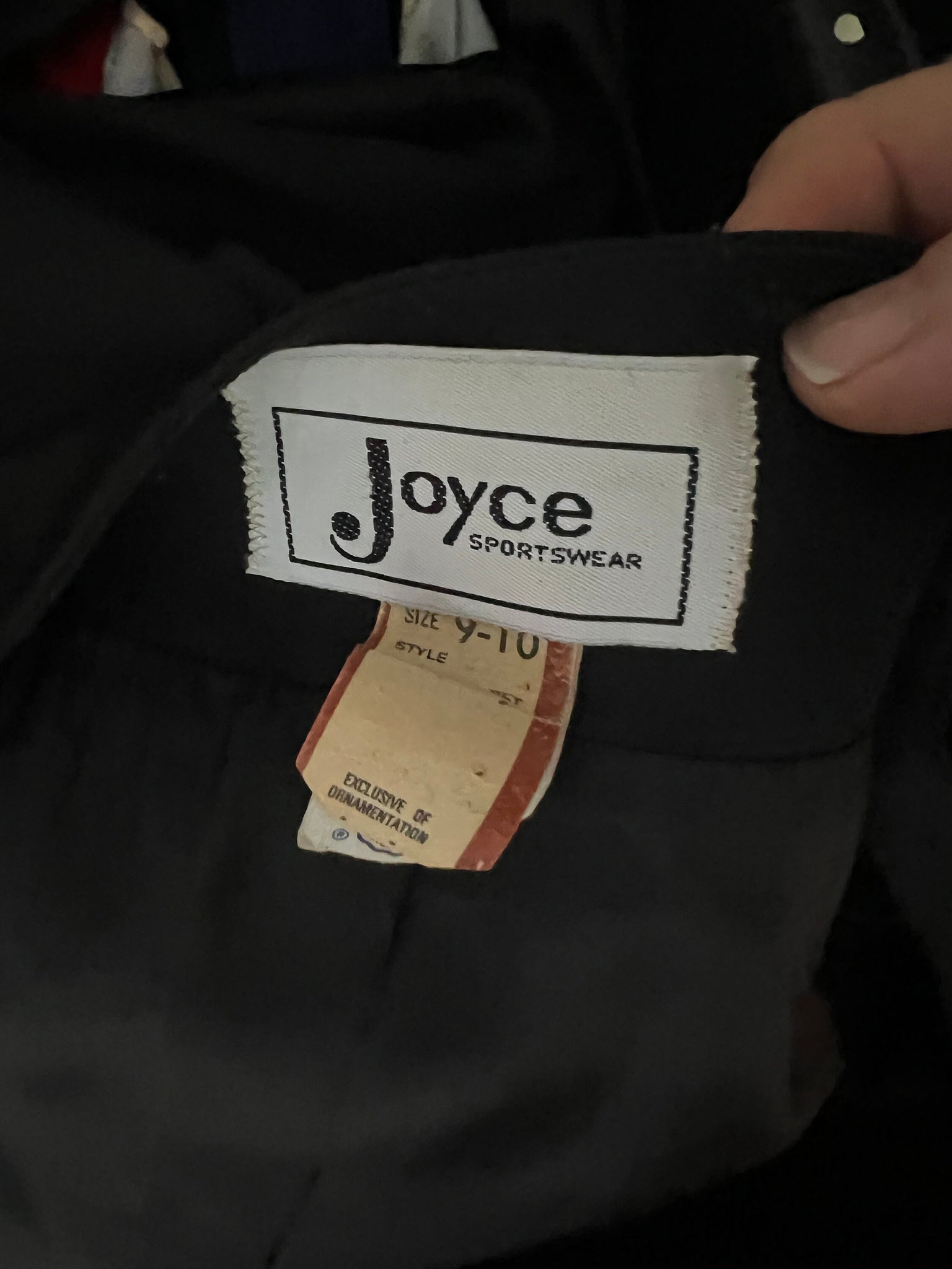 Vintage 80’s Joyce black blazer M 9/10