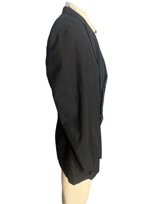 Vintage black tuxedo suit 42 double breat
